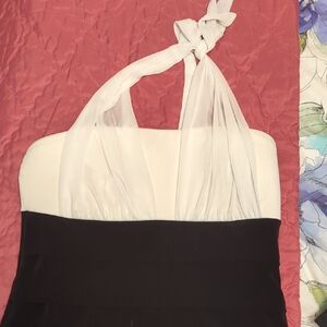 Enfocus Studio Classic Black and White Dress